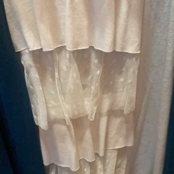 AGB SWEATER Cardigan blouse  TEAL CARDIGAN WITH WHITE INSERT MEDIUM - Picture 8 of 8